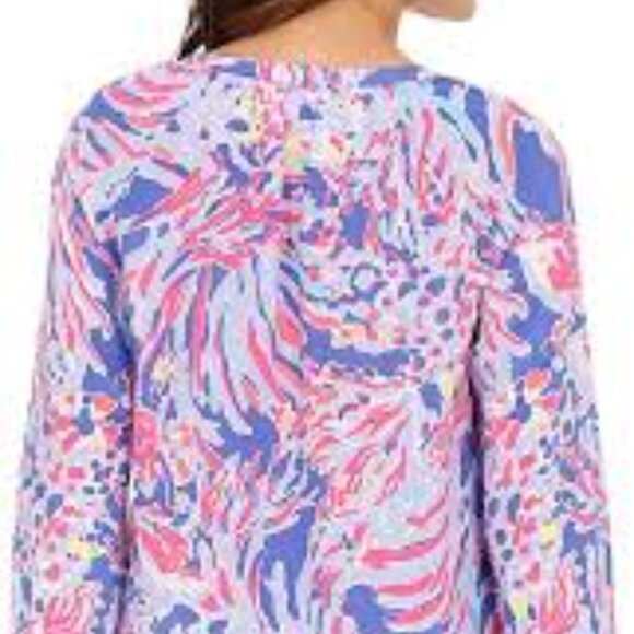 Lilly Pulitzer Iris Blue Shrimply Chic - Picture 2 of 9